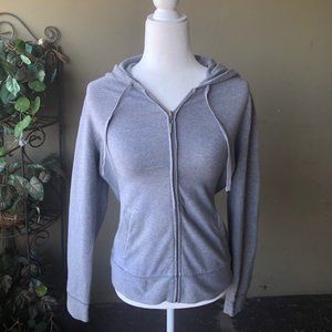 New York & Co Glitz Skyline Zipper Hoodie